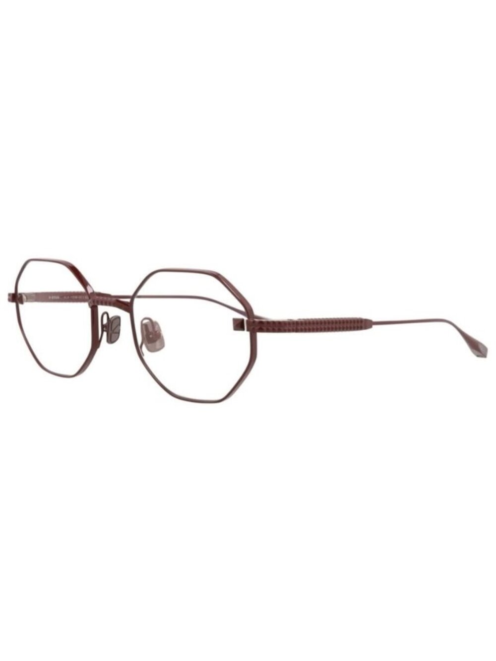 New Valentino Womens Round/Oval Bordeaux Bordeaux Transparent Fashion Designer E